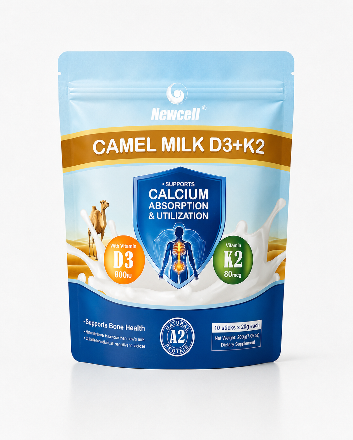 Newcell Camel Milk D3+K2